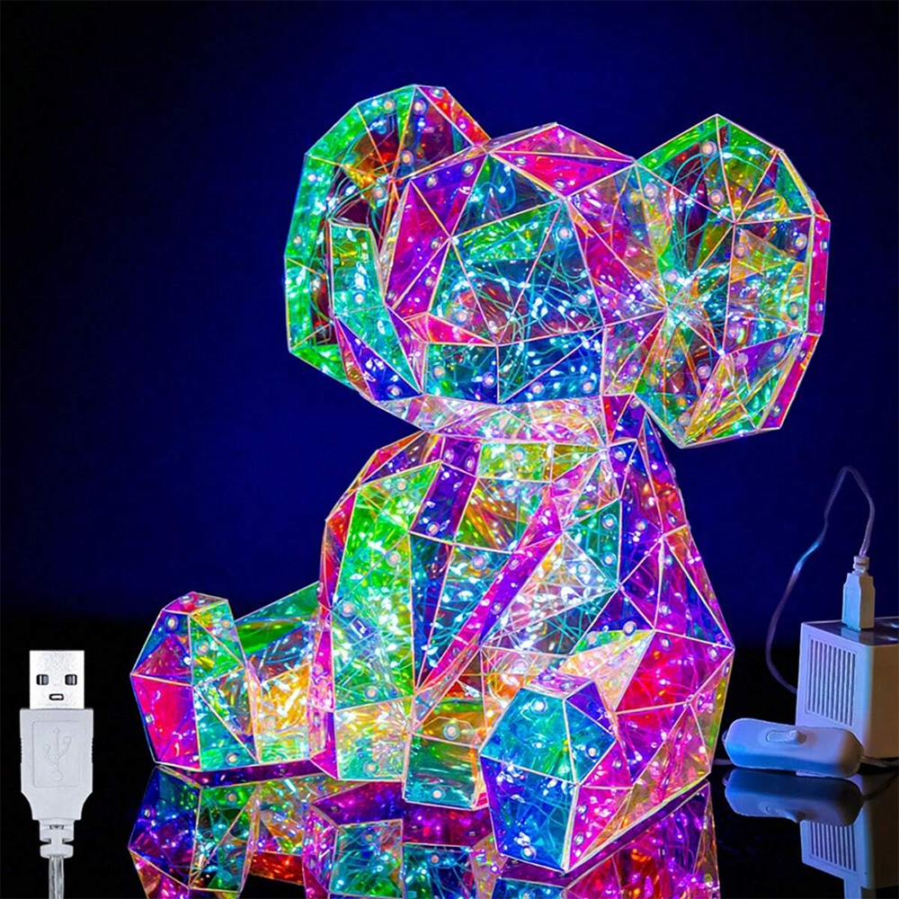 SDD1150  Luz De Noche Elefante Para Niños Navidad Lámpara Dormitorio