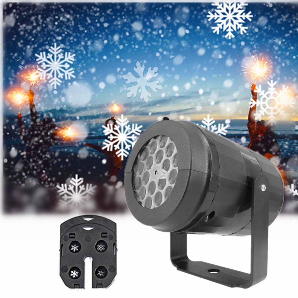 SD111  Luces Led De Copos De Nieve De Navidad, Luces De Decoración