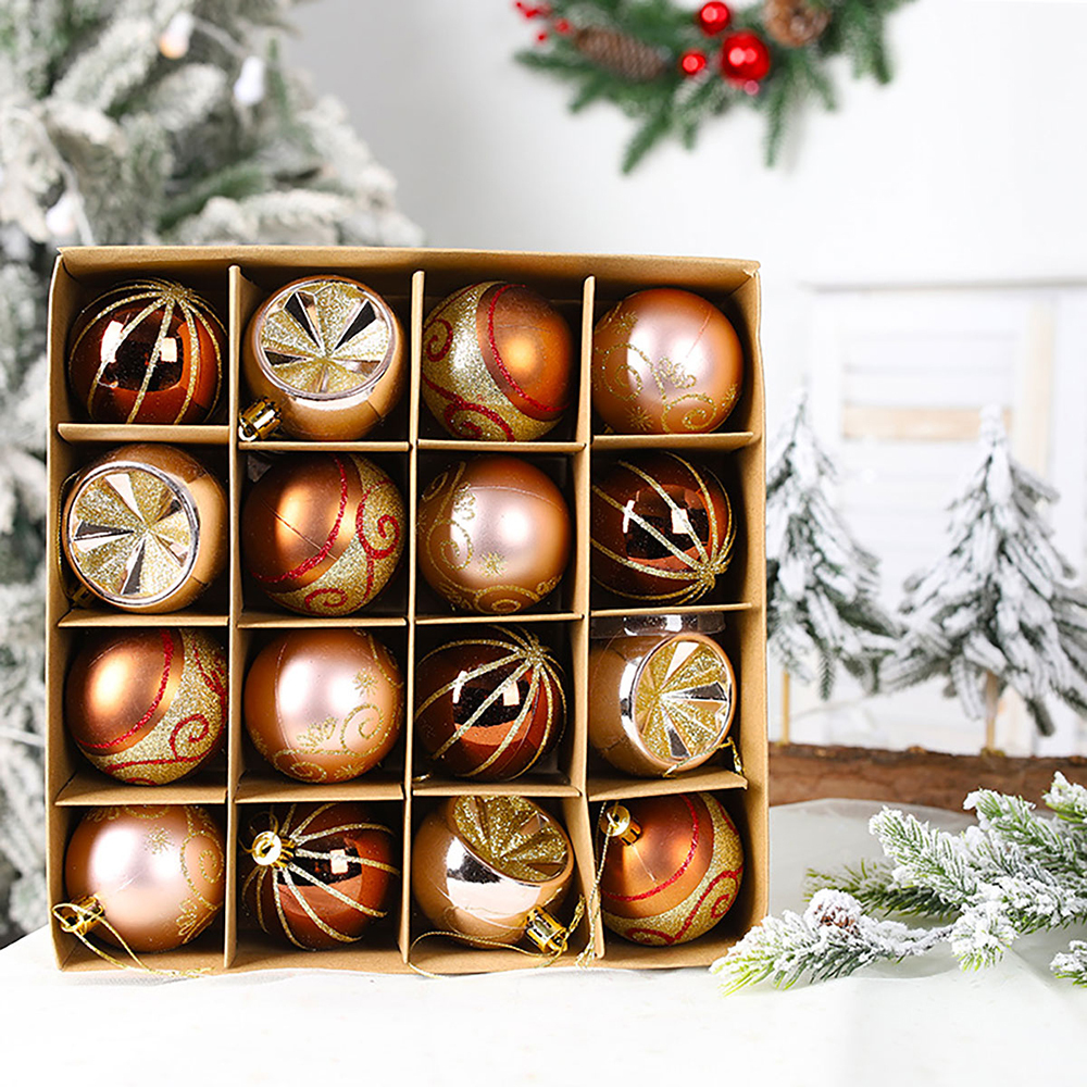 SDS4159  Adornos Para Árboles De Navidad Con 16 Objetos Pequeños.