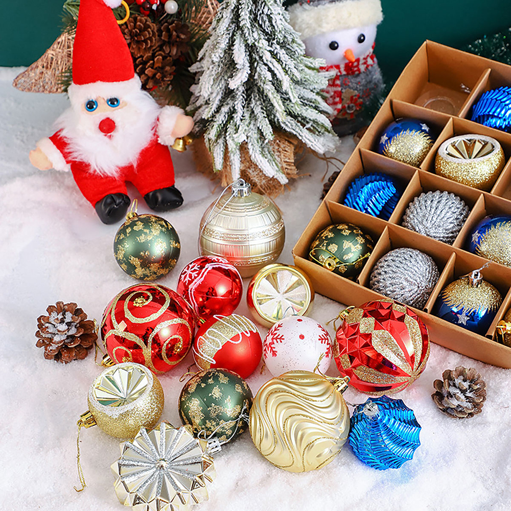 SDS4159  Adornos Para Árboles De Navidad Con 16 Objetos Pequeños.