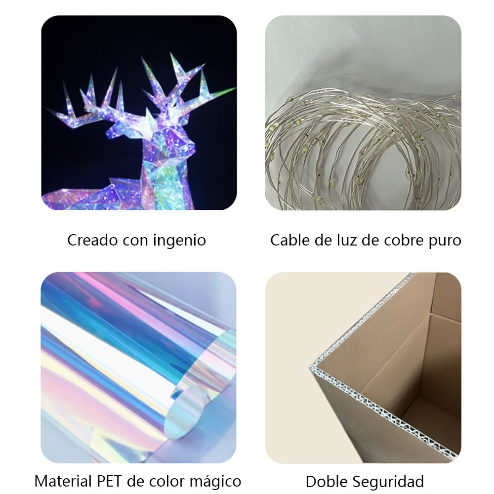 SDD1160 Lámpara 3d Ciervo Luminoso Led San Valentín Navidad Noche