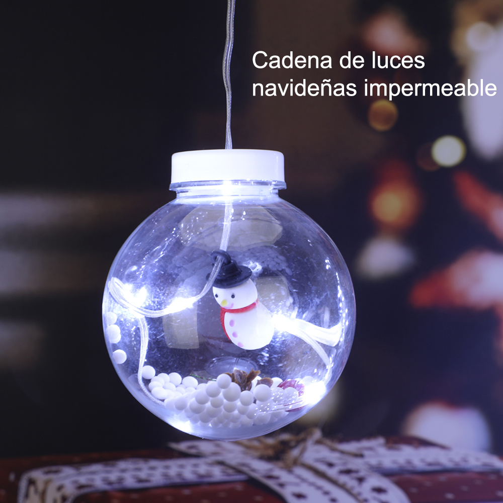 SDD136  Bola De Navidad Luces Led De Cortina Decorativa Navideña