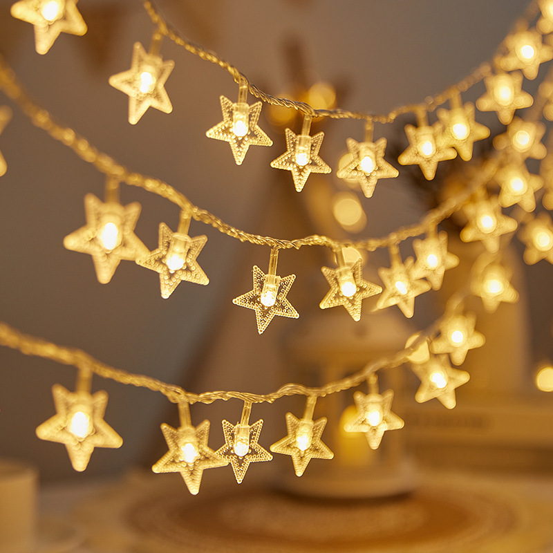 SDD147  Las Luces De Navidad Led Decorativas De Satén Son 1m 80leds