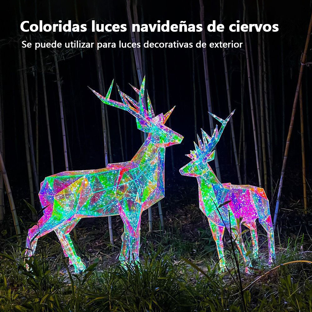 SDD1160 Lámpara 3d Ciervo Luminoso Led San Valentín Navidad Noche