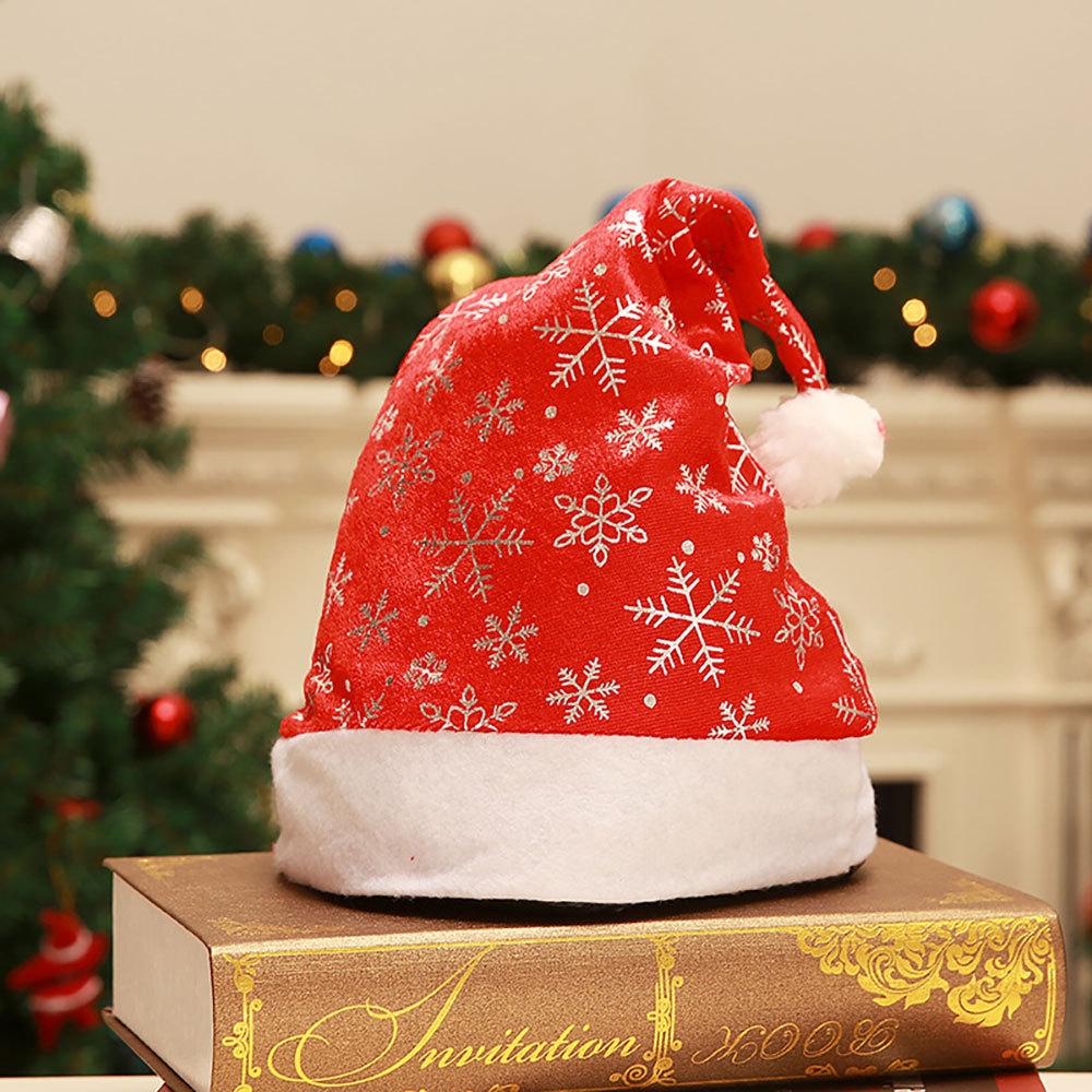 SDS603  5 Gorros Navideños Santa Claus Rojo Arbol Navidad Posadas