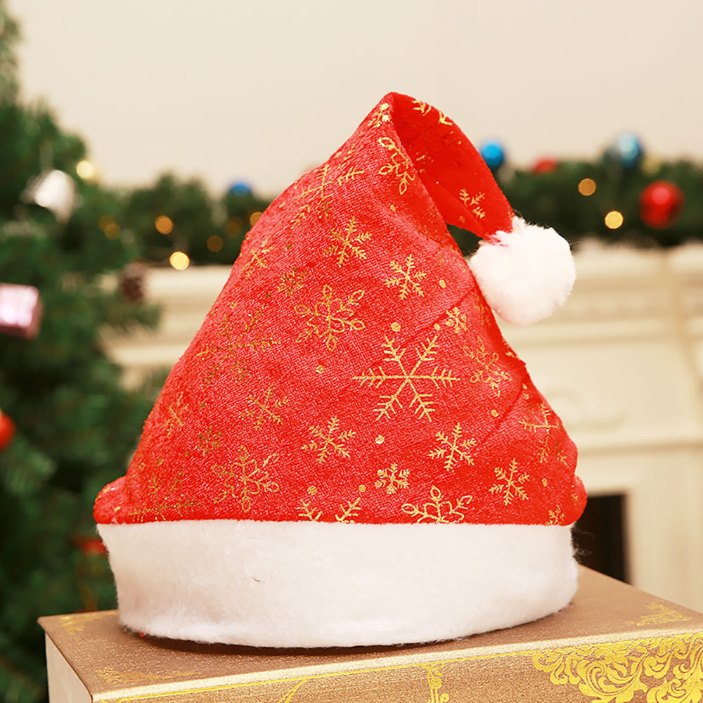 SDS603  5 Gorros Navideños Santa Claus Rojo Arbol Navidad Posadas