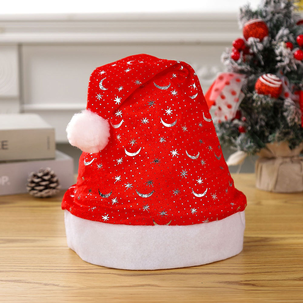 SDS603  5 Gorros Navideños Santa Claus Rojo Arbol Navidad Posadas