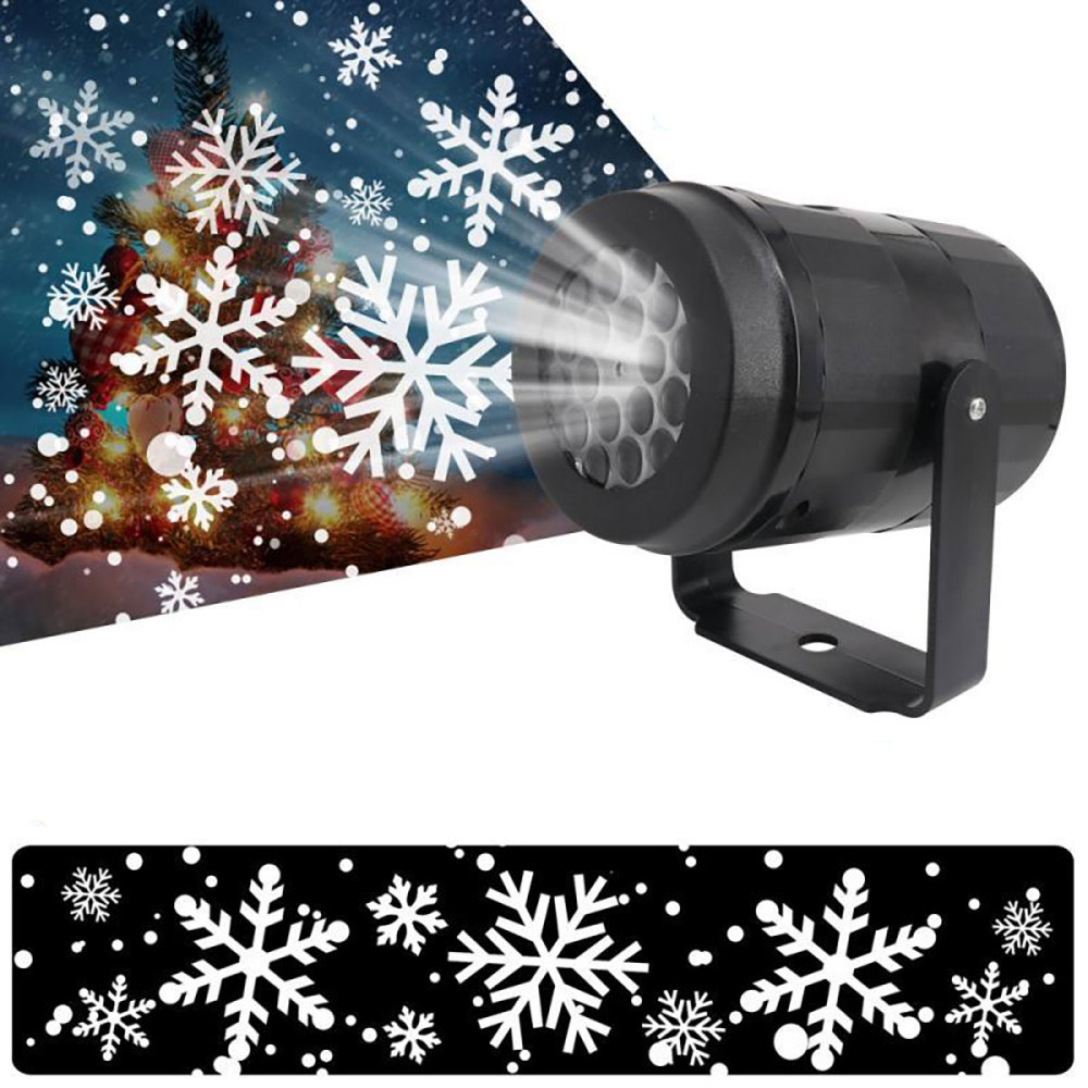 SD111  Luces Led De Copos De Nieve De Navidad, Luces De Decoración