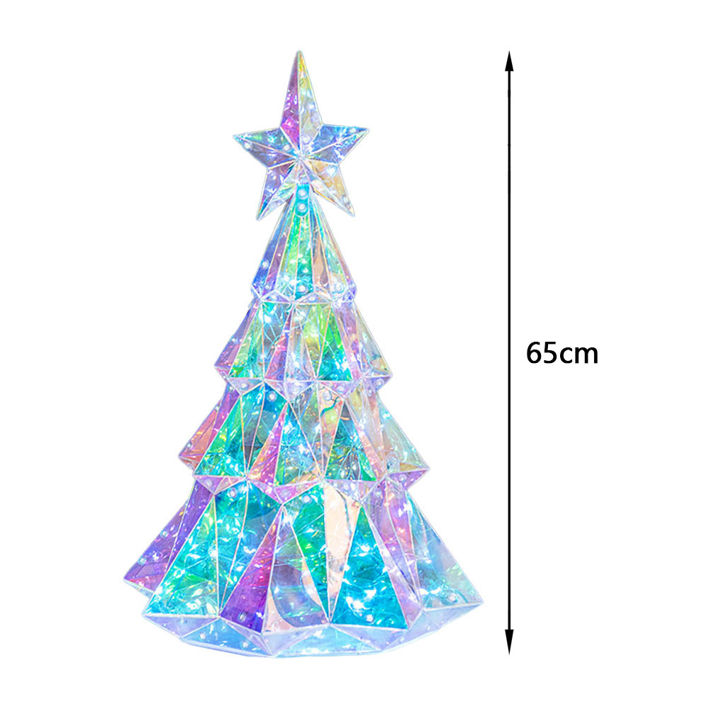 SDD1153  Arbol De Navidad Adorno Navideño Decoracion Lámpara Led 65cm