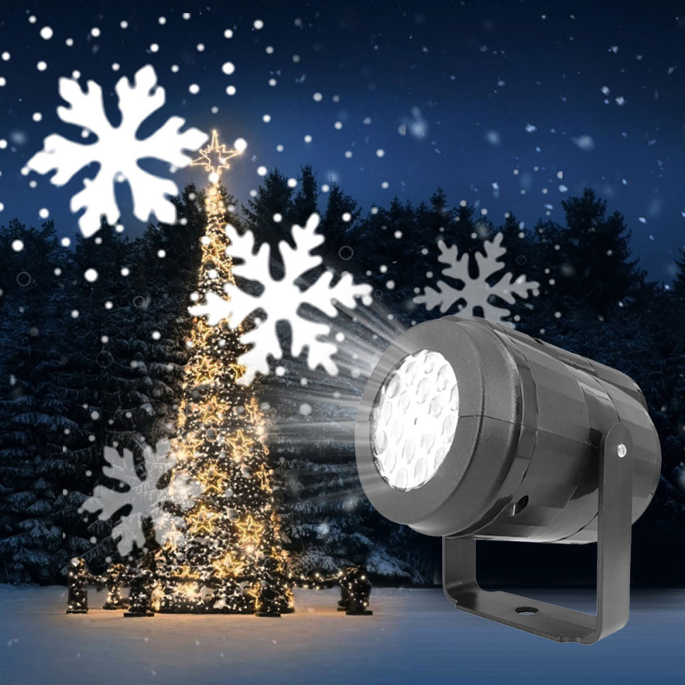 SD111  Luces Led De Copos De Nieve De Navidad, Luces De Decoración