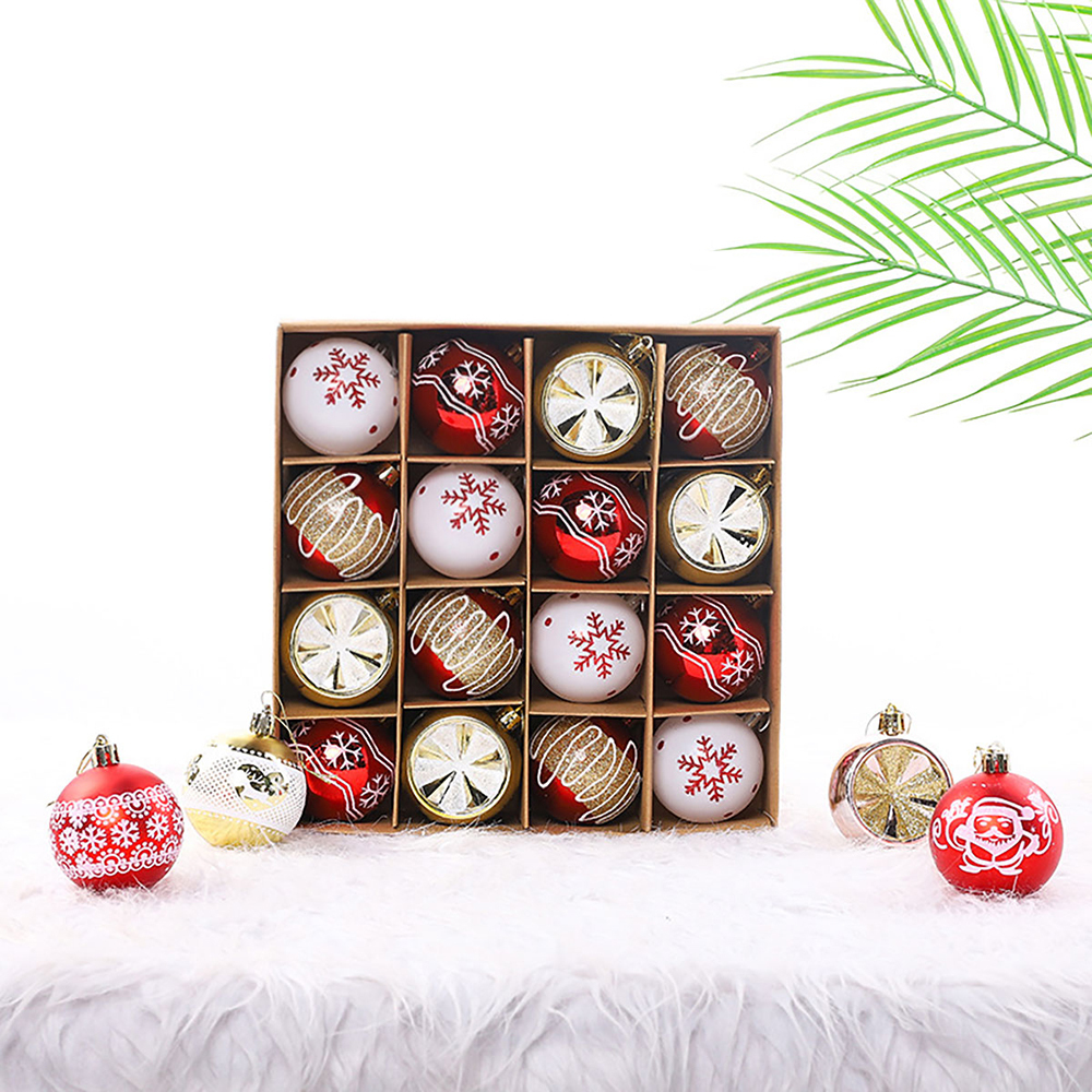 SDS4159  Adornos Para Árboles De Navidad Con 16 Objetos Pequeños.