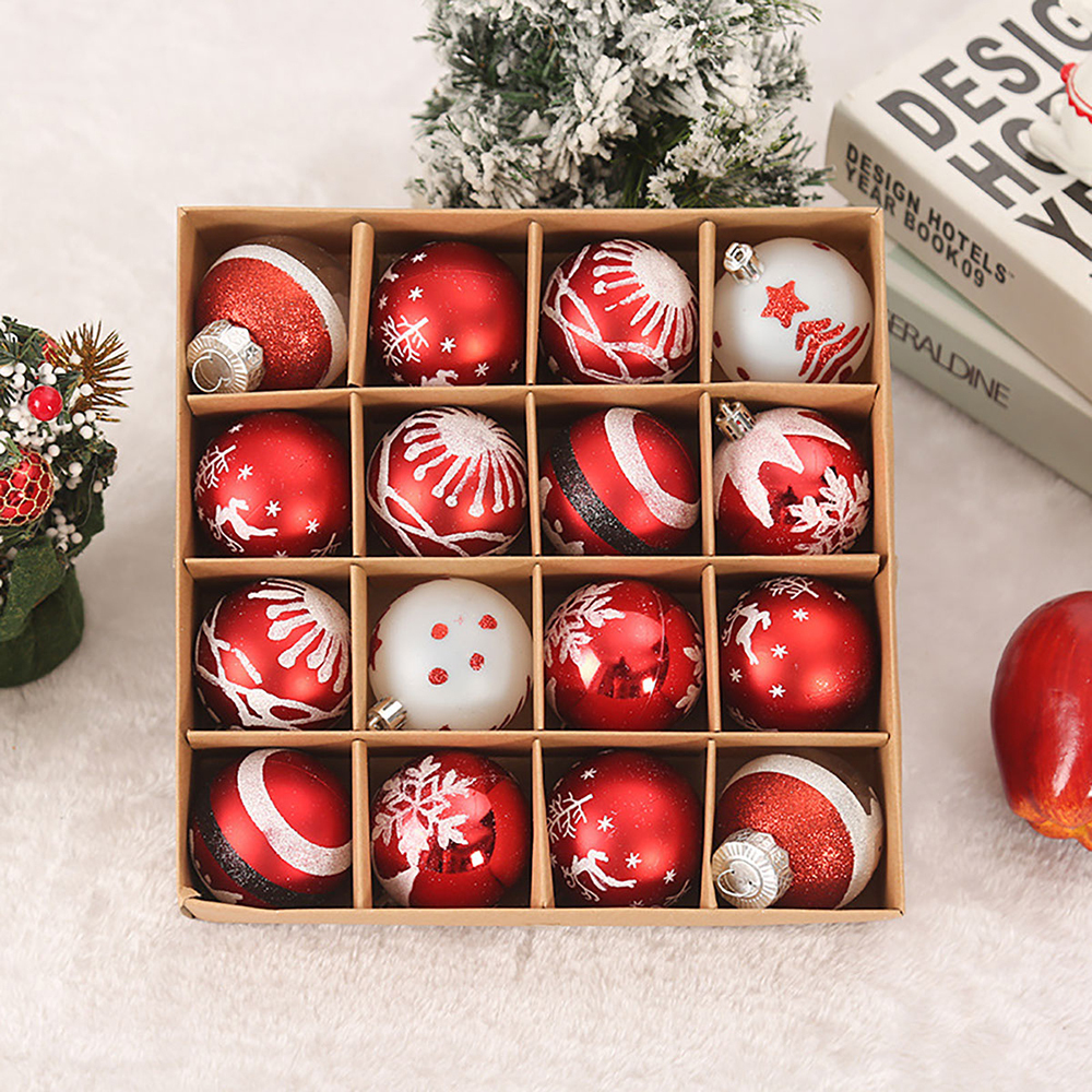 SDS4159  Adornos Para Árboles De Navidad Con 16 Objetos Pequeños.