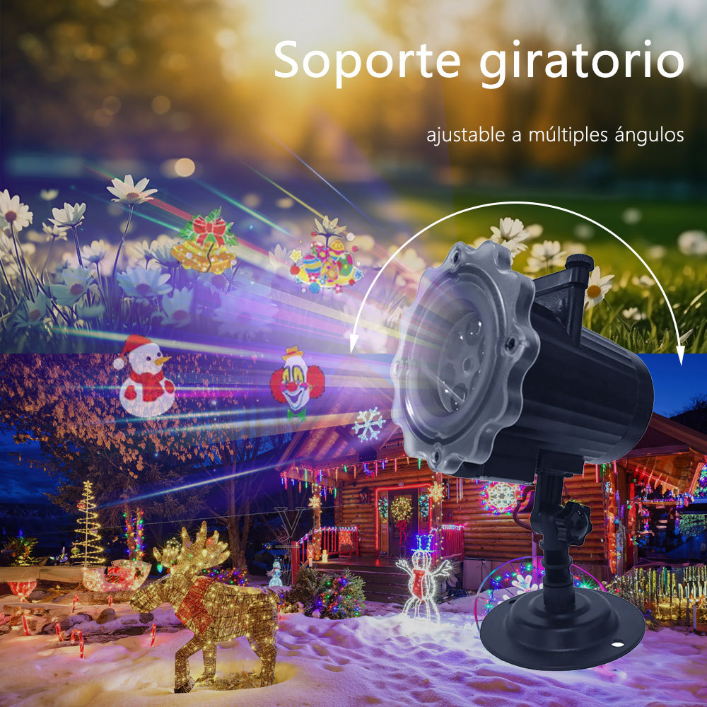 SD31 Proyector Luces Led Navidad Dia Muertos Cumpleaños Hallowen