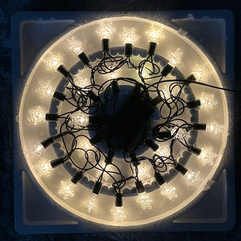 SDD1115  Luces Navideñas Para Jardín Balcón Y Ventana Impermeables