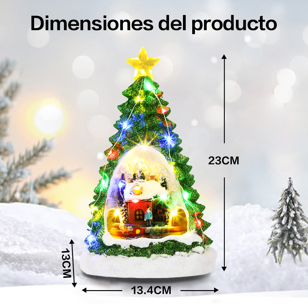 SDD1173  Pueblos Navideños Vacacionales Decoración De Árbol Navidad