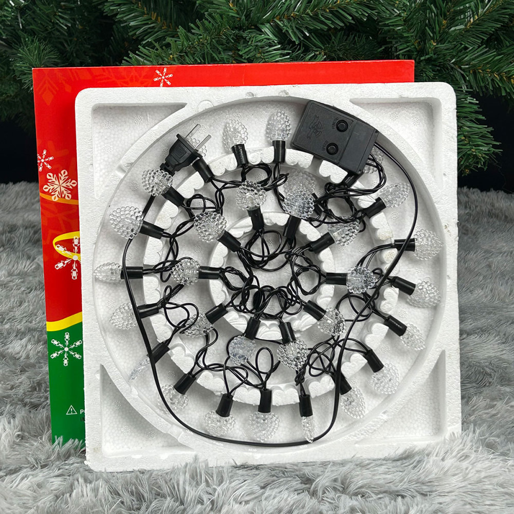 SDD1111  Cadena De Luces Para Decoraciones Navideñas De Bodas, 2,4 M