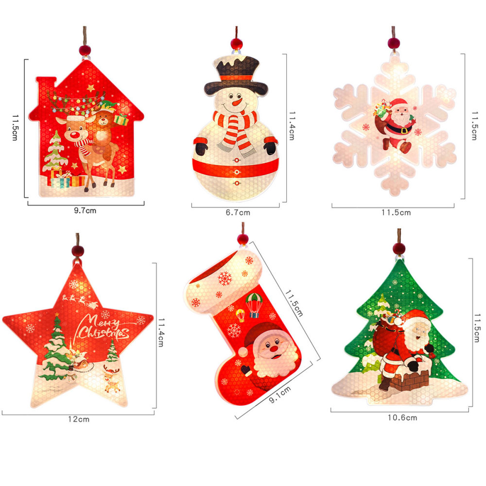 SDD101  Lámpara Colgante Navideña Led Copo De Nieve Para Navidad