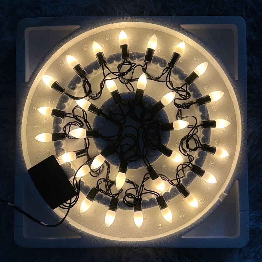 SDD1118  Guirnaldas De Luces Centelleantes Para Decoración De Paredes