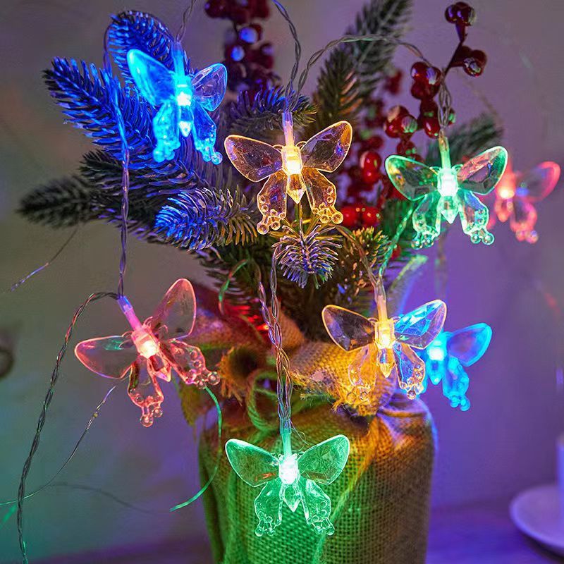 SDD111  Decorativas De Lucess Led De Navidad Con Luz Blanca Y Multic