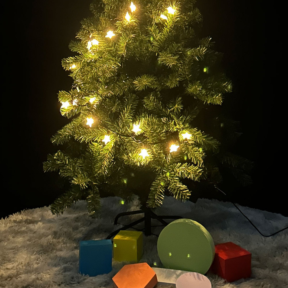 SDD1111  Cadena De Luces Para Decoraciones Navideñas De Bodas, 2,4 M