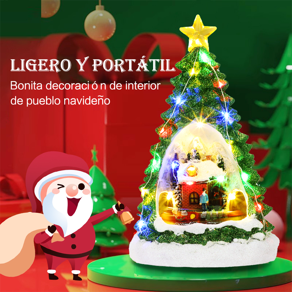 SDD1173  Pueblos Navideños Vacacionales Decoración De Árbol Navidad