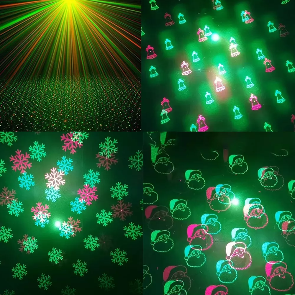 SD45  Iluminación De Escenario Láser Activada Por Sonido Negro
