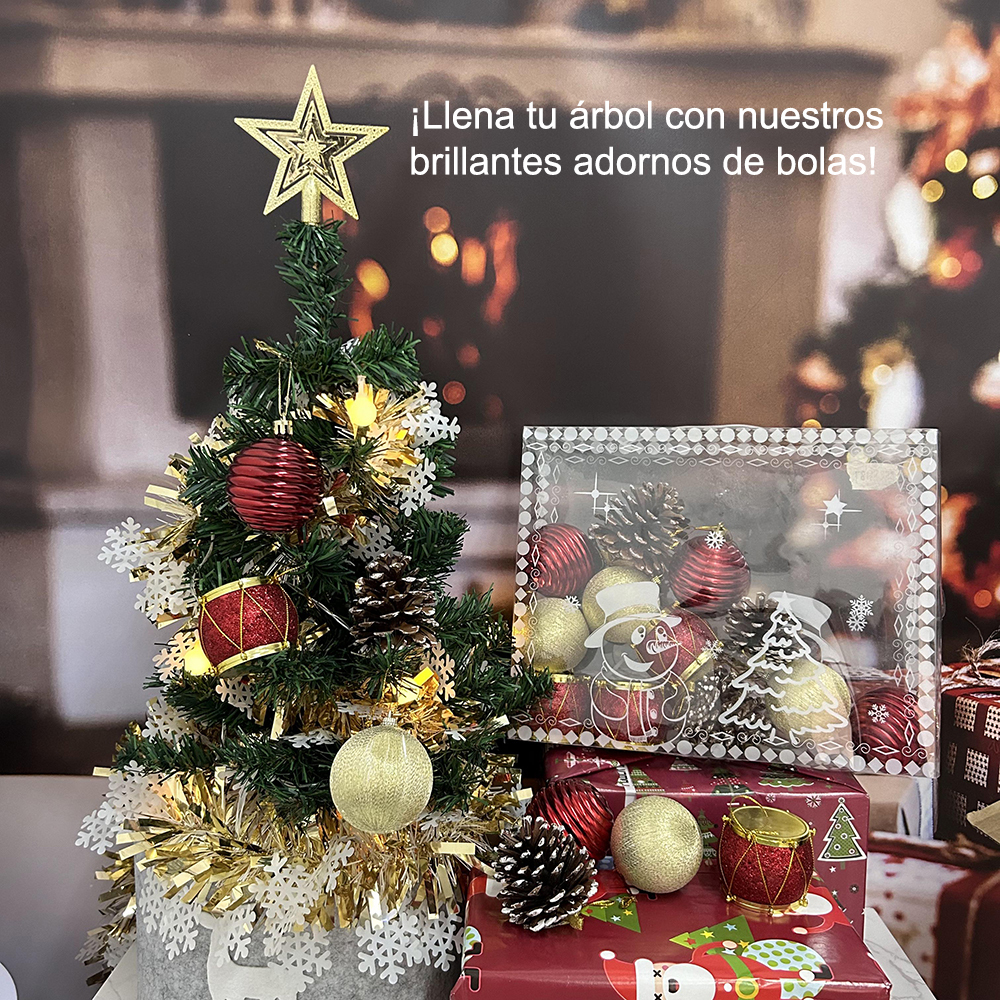 SDS4187  Esferas Navidad Adornos para Árbol Navidad Estilos Mixtos