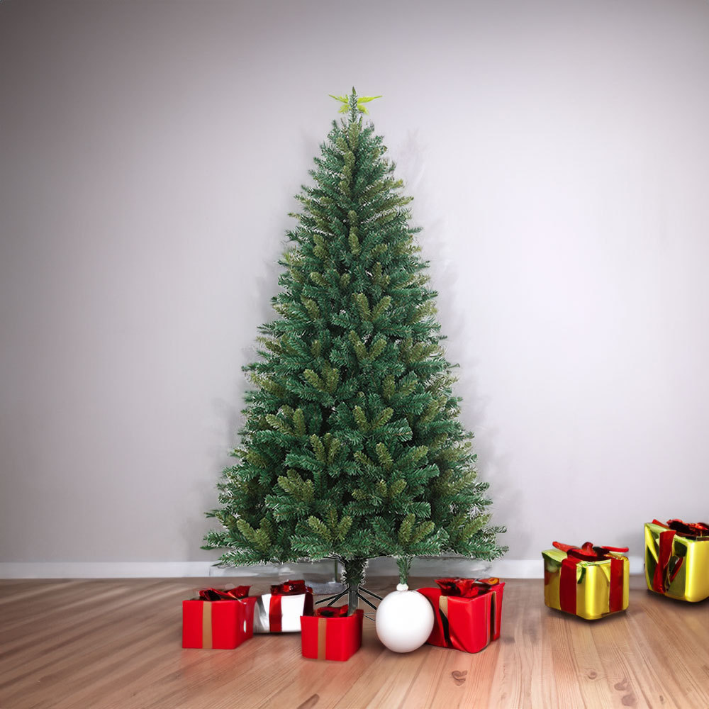 SDS135  Árbol De Navidad Pino Navideñ Frondoso 2.4m 1400 Ramas Verde