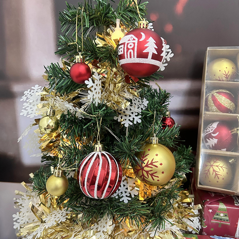 SDS4176  Esferas Adornos Decoración Árbol De Navidad Estilos Mixtos