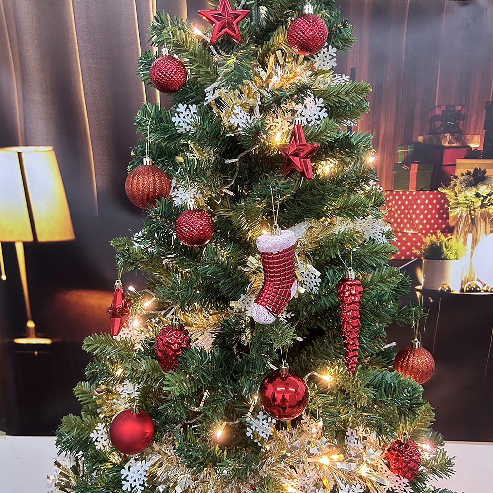 SDS4173   31pcs Esferas Navideñas Adornos De Navidad Árbol Decoración