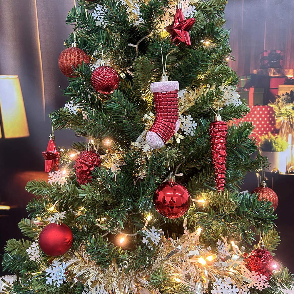 SDS4173   31pcs Esferas Navideñas Adornos De Navidad Árbol Decoración