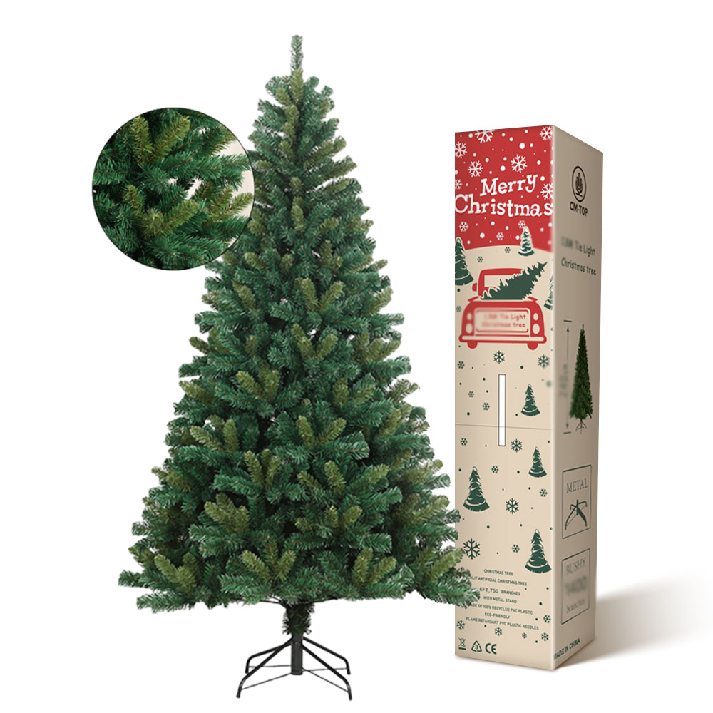 SDS134   2.1m Árbol Navidad Pino Artificial Cm-top Con 1200 Ramas