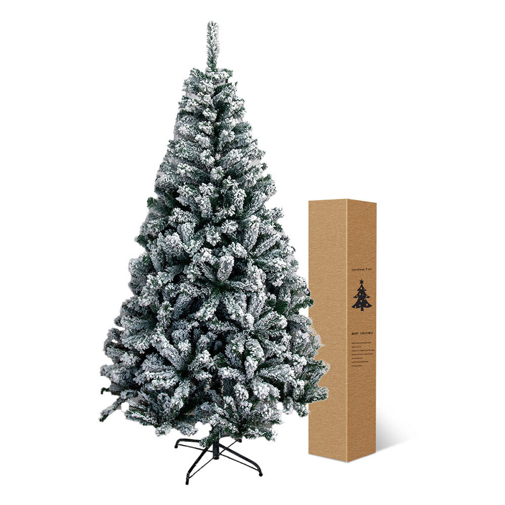 SDS111  Árbol De Navidad Nevado Artificial 2,1 M Cm-top 850 Ramas
