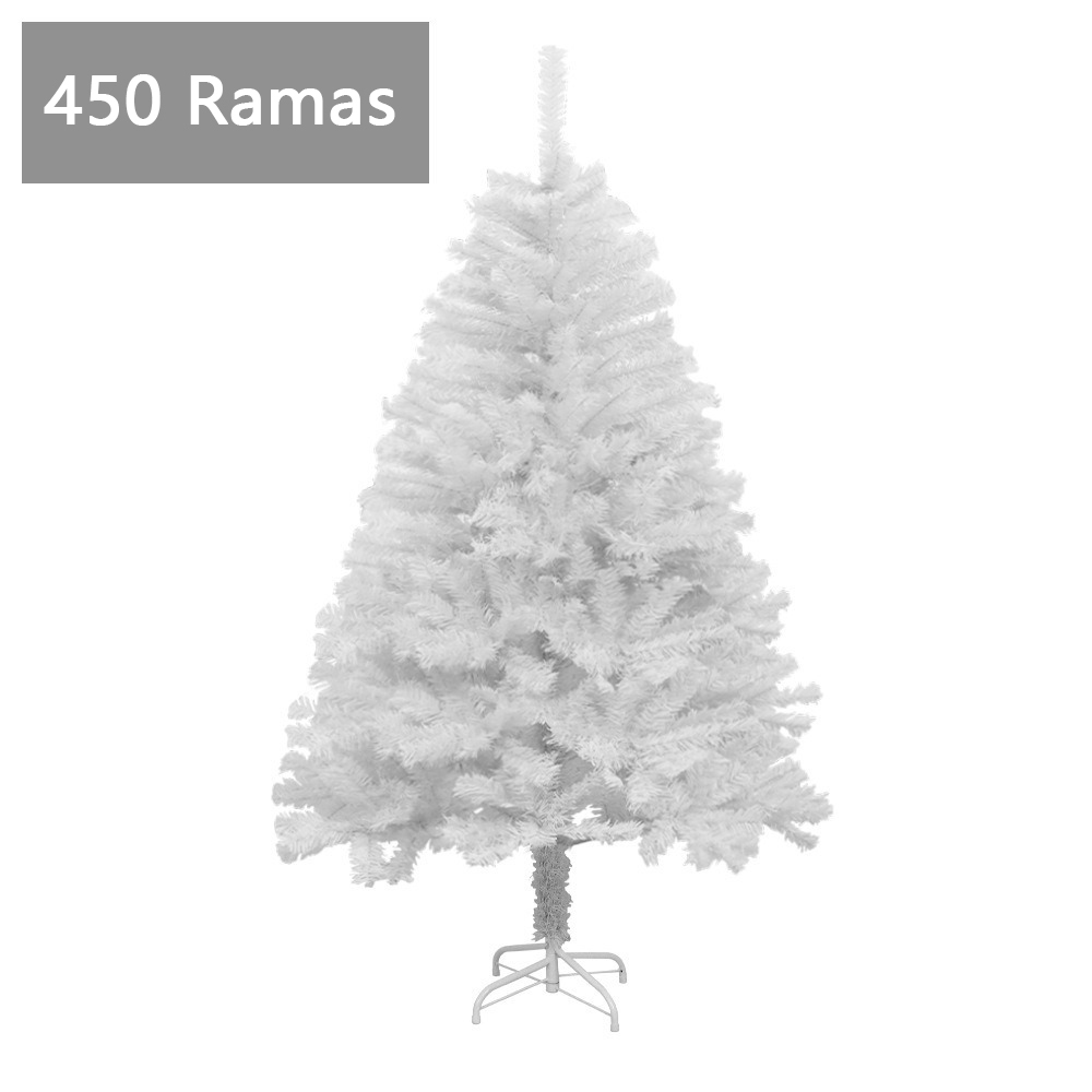 SDS108  Arbol Navidad Pino Artificial Blanco 150cm Cm-top 450 Ramas