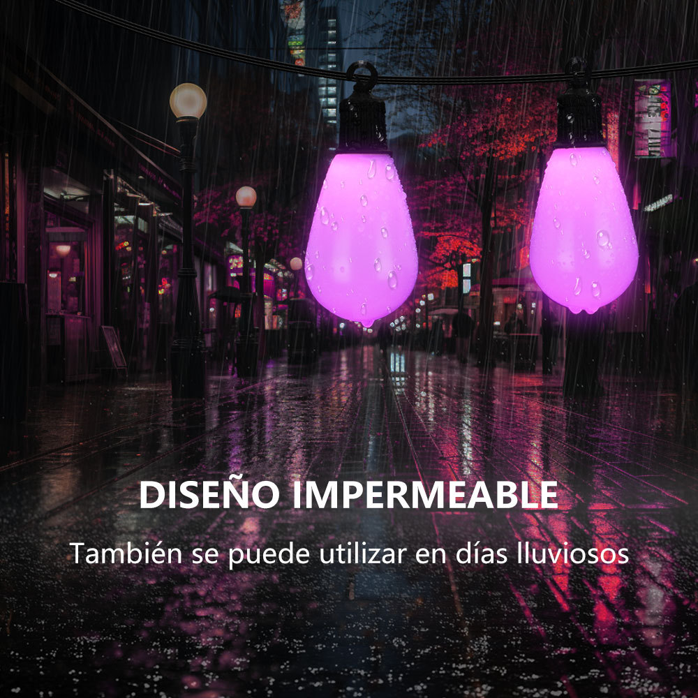 SDD1130  Guirnalda Luces Navidad Decoración 6m 20 Led Cadena Luces