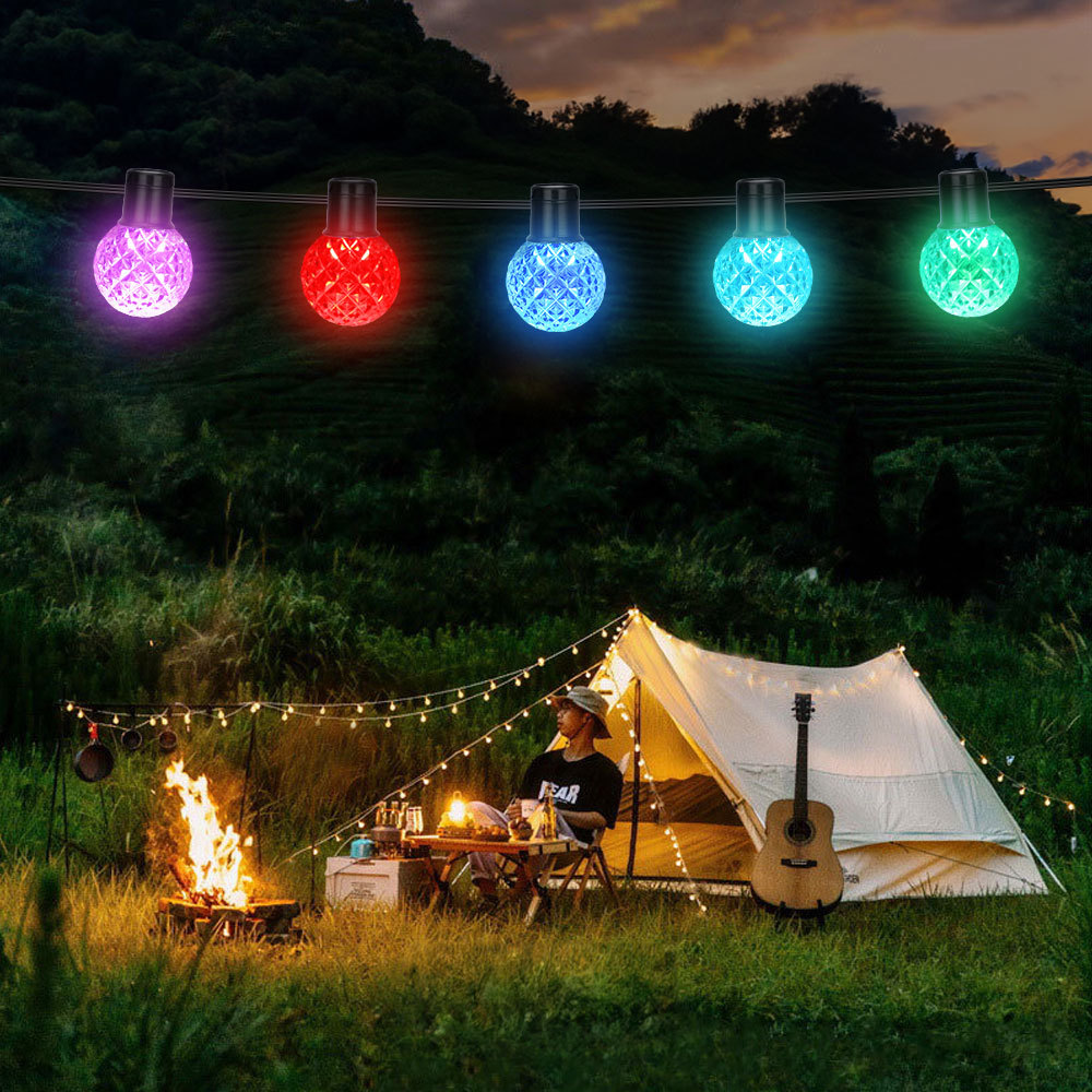 SDD1126  Guirnalda De Luces Navidad Exterior Jardin 6m 20 Led Foco