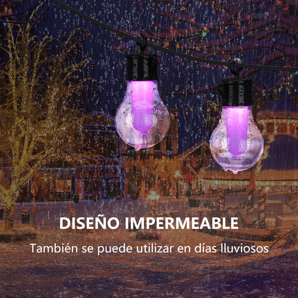 SDD1132  Guirnalda Luces Led Navidad Decorativas Patio 6m 20 Foco