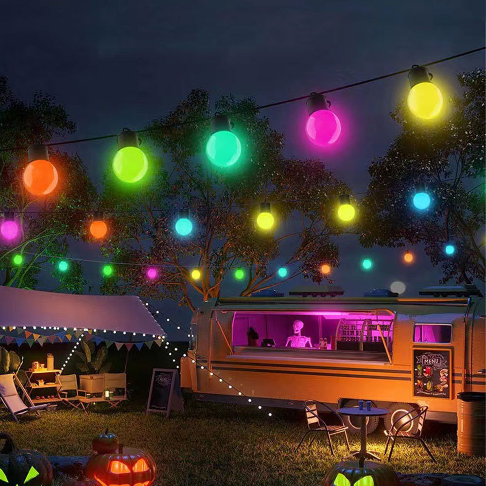 SDD1123   Guirnalda Luces 6m 20 Foco Led Exterior Decoración Navideña