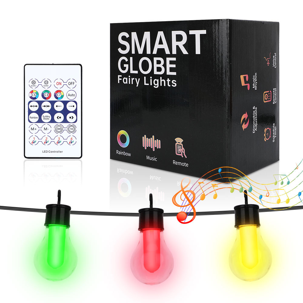 SDD1132  Guirnalda Luces Led Navidad Decorativas Patio 6m 20 Foco