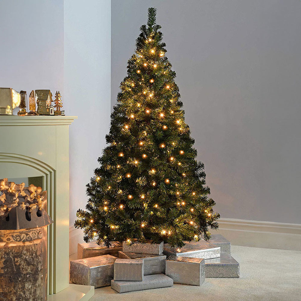 SDS126  Árbol Navidad Luminoso Artificial 1.8m Luces Led Color Verde