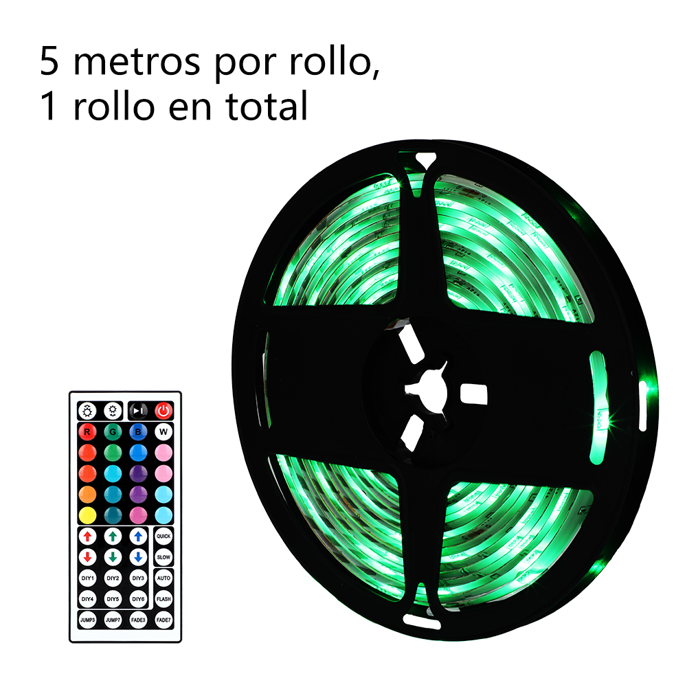 LED594  Tira De Luces Rgb 5m 5050 Bluetooth Decoración Del Hogar