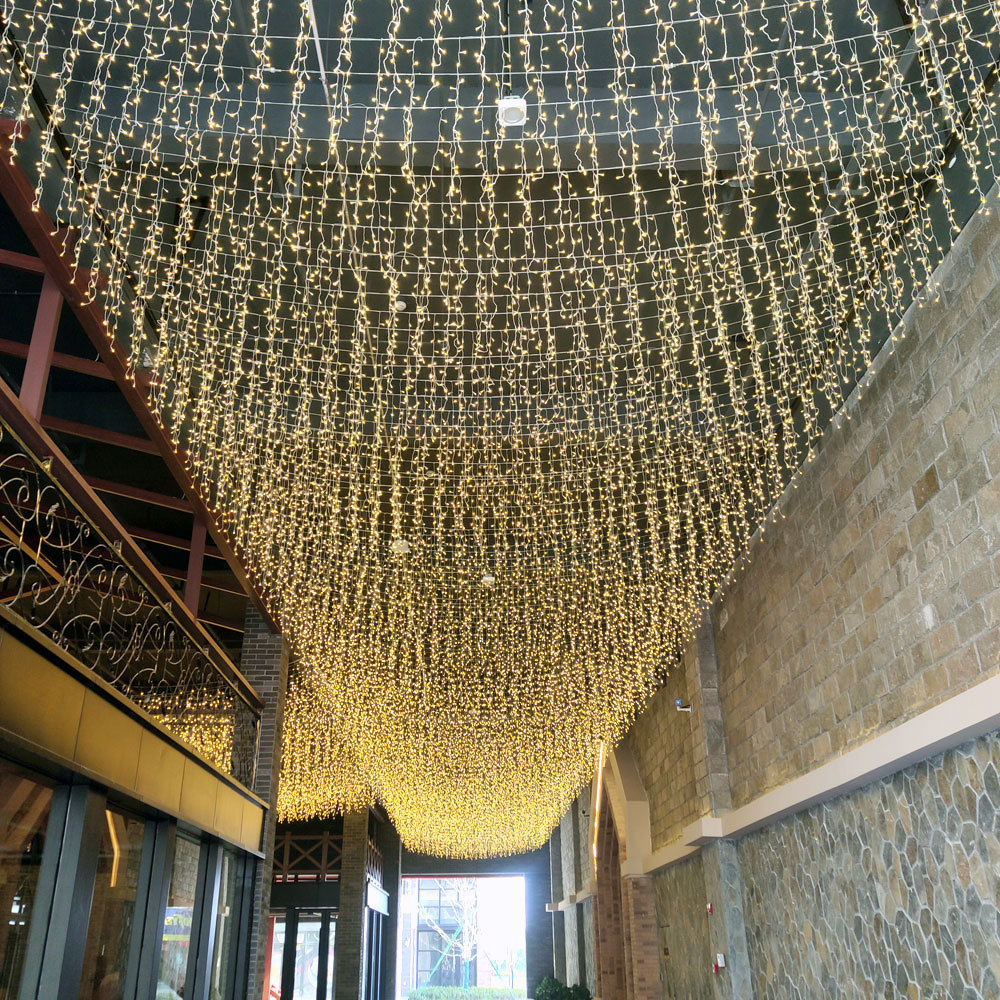 SDD1339  Cortinas Serie Navideña Luces Cascada 96led Decorativas 3m