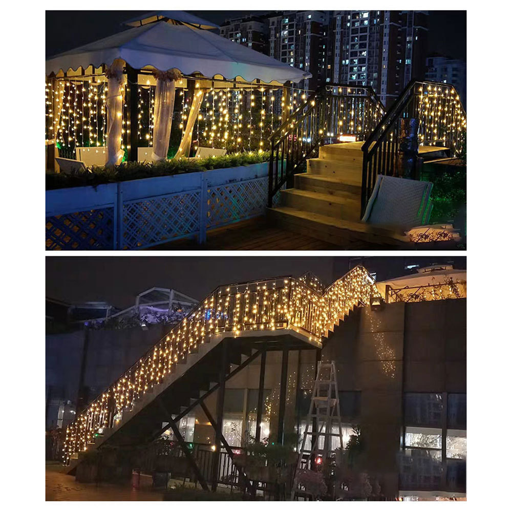 SDD1339  Cortinas Serie Navideña Luces Cascada 96led Decorativas 3m