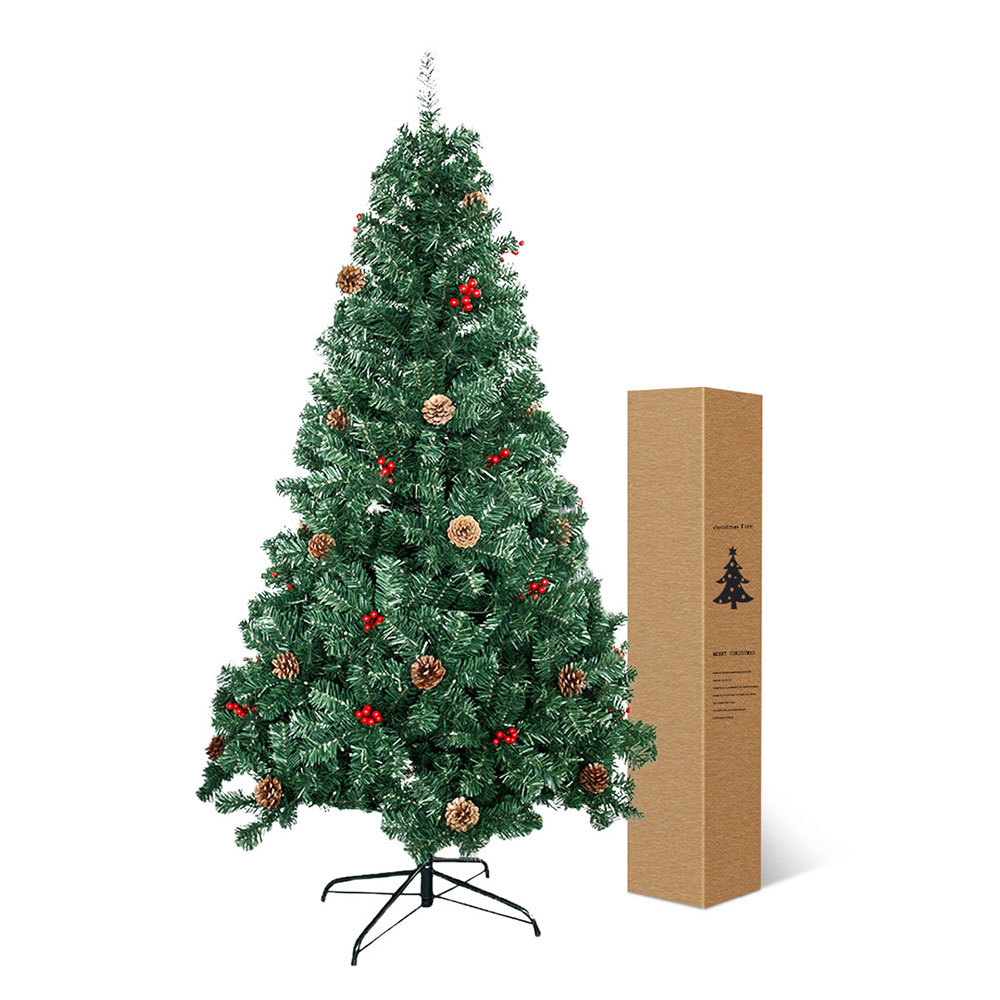 SDS129  Árbol Navidad Artificial Frondoso 2.10m Con 400 Luces Led