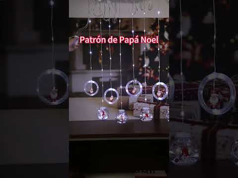 SDD138  Guirnalda De Luces Navideñas Cortina Decoración Luces Led