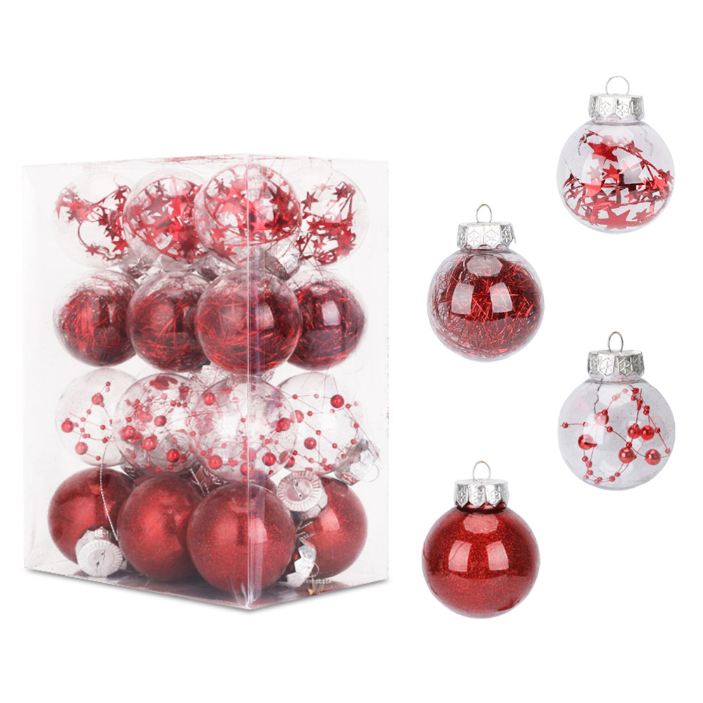 SDS4151-B  Esferas Navideñas 24pcs Adornos Decoración Para Fiesta