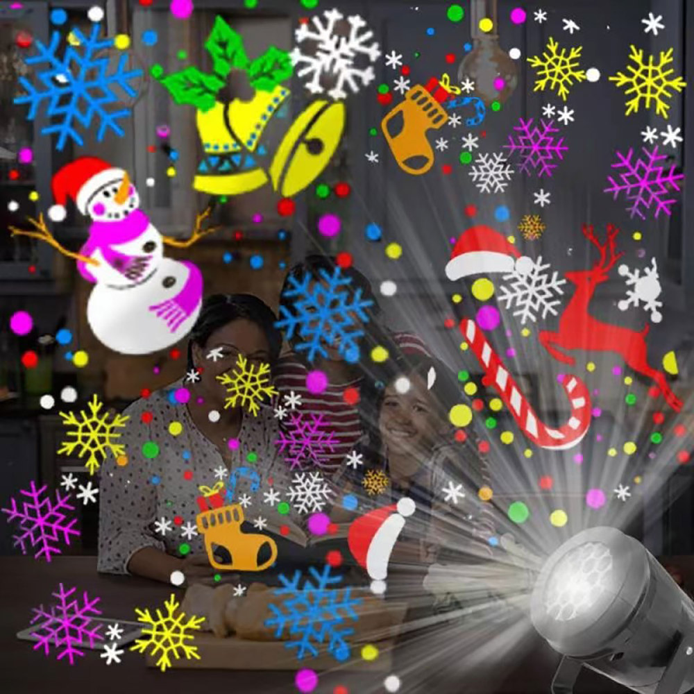 SD109 Proyector Luces Led CM-TOP Figuras De Navidad Exterior Decoracion