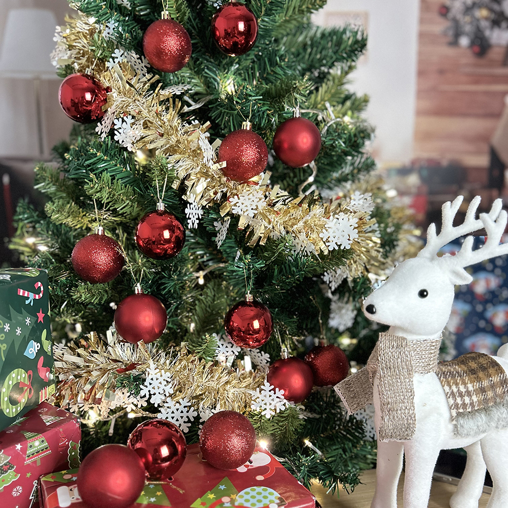 SDS4170  Esferas Navideñas CM-TOP Decoración Adornos Para Árbol Navideño
