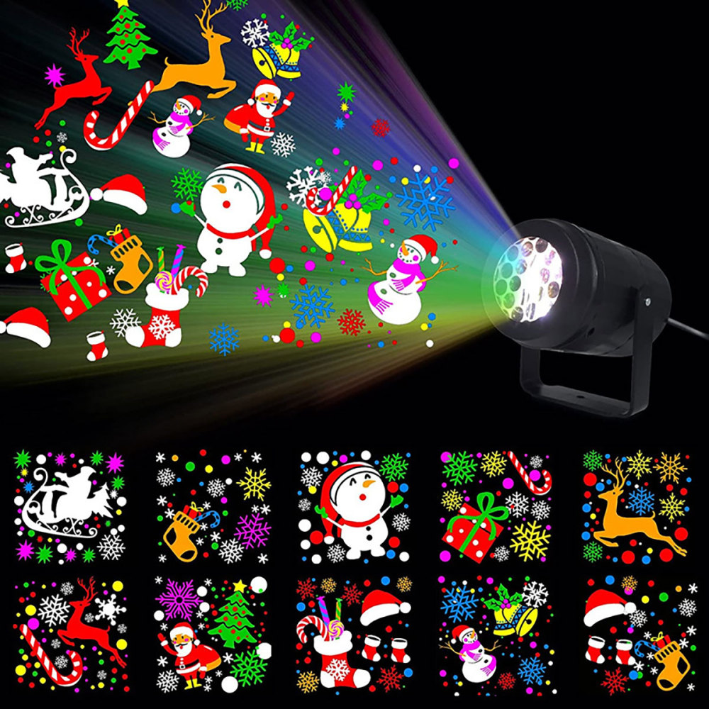SD109 Proyector Luces Led CM-TOP Figuras De Navidad Exterior Decoracion