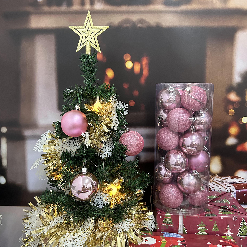 SDS4171  Esferas Navideñas CM-TOP Decoración Adornos Para Árbol Navideño